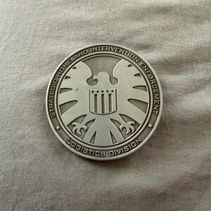 Marvel Silver S.H.I.E.L.D. Emblem Brooch